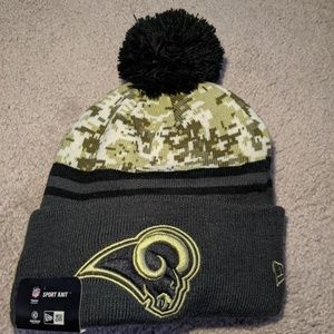 Rams Military Appreciation beanie